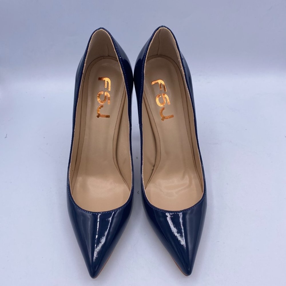 Elegant Blue Stiletto Heels - Picture 3 of 11
